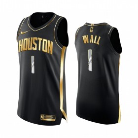 Maillot Basket Homme Washington Wizards John Wall 1 2020-21 Noir Golden Edition Swingman